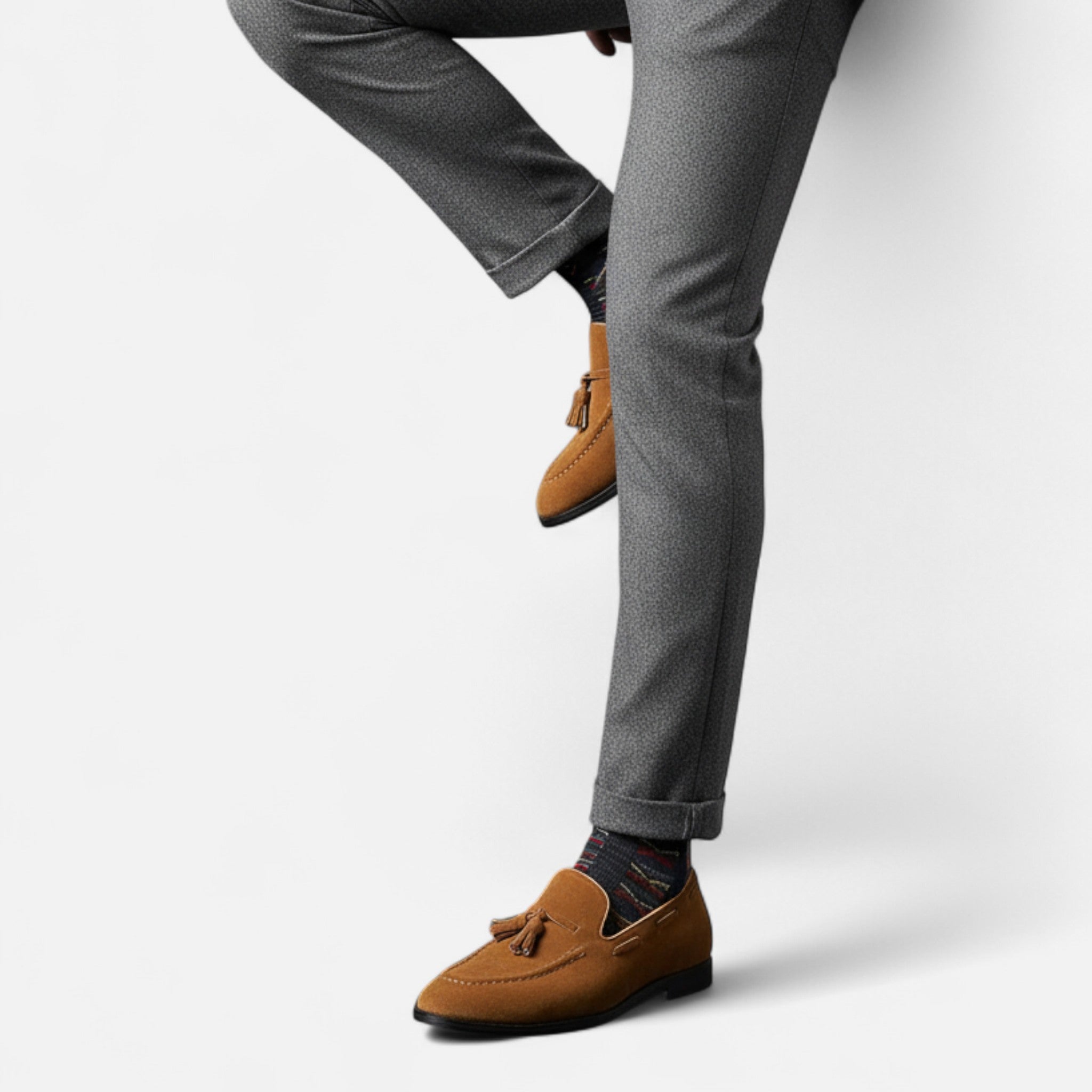 Fleur de Style | Mocassins classiques à gland pour hommes