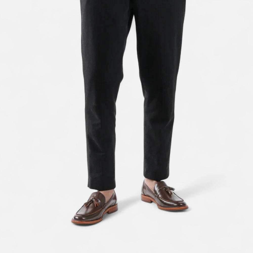 Fleur de Style | Mocassins de luxe en cuir pour homme