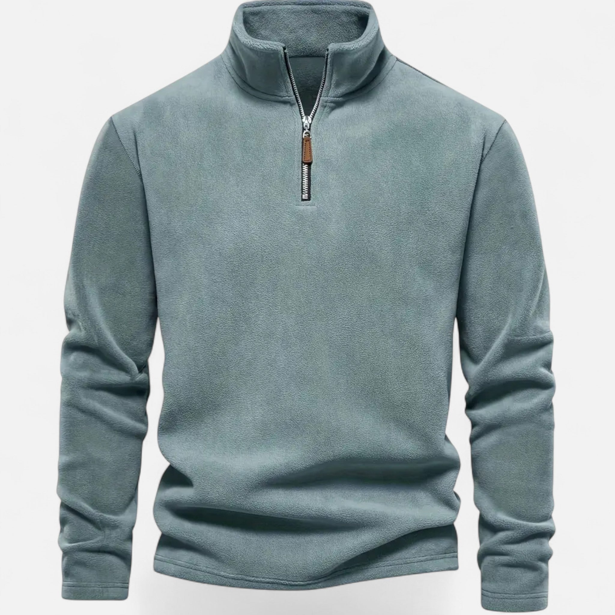 Fleur de Style | Pull-over à demi-zip pour hommes à manches longues