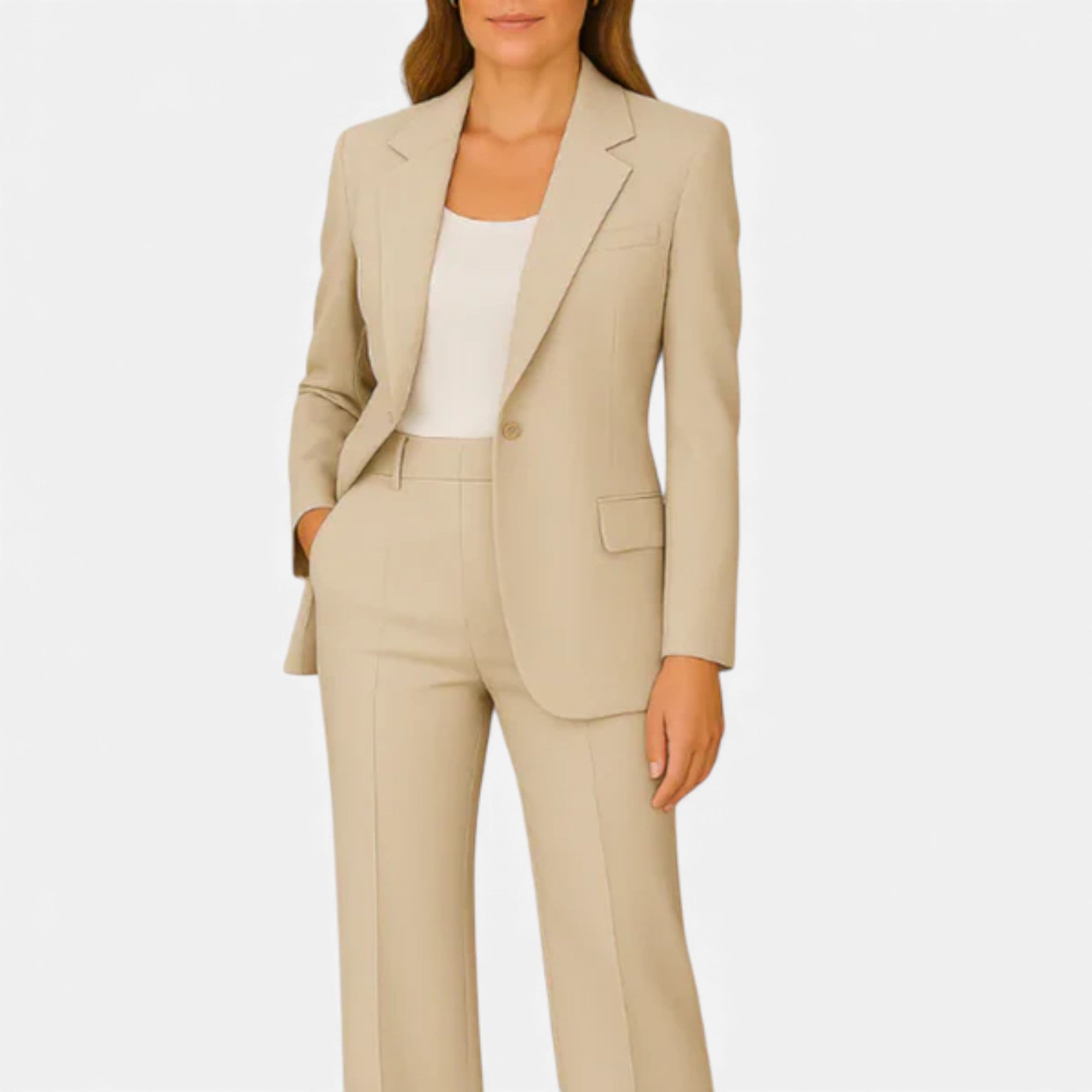 Fleur de Style | Ensemble blazer et pantalon Riviera pour femme