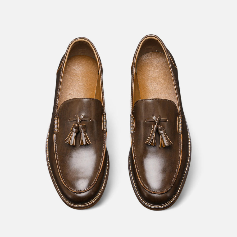 Fleur de Style | Mocassins de luxe en cuir pour homme