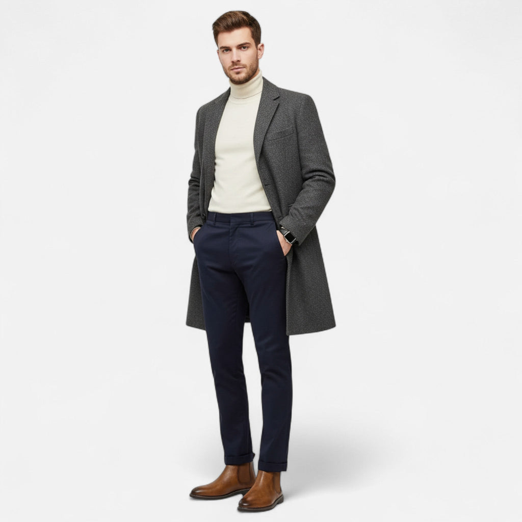 Fleur de Style | Bottines à talon rond pour homme