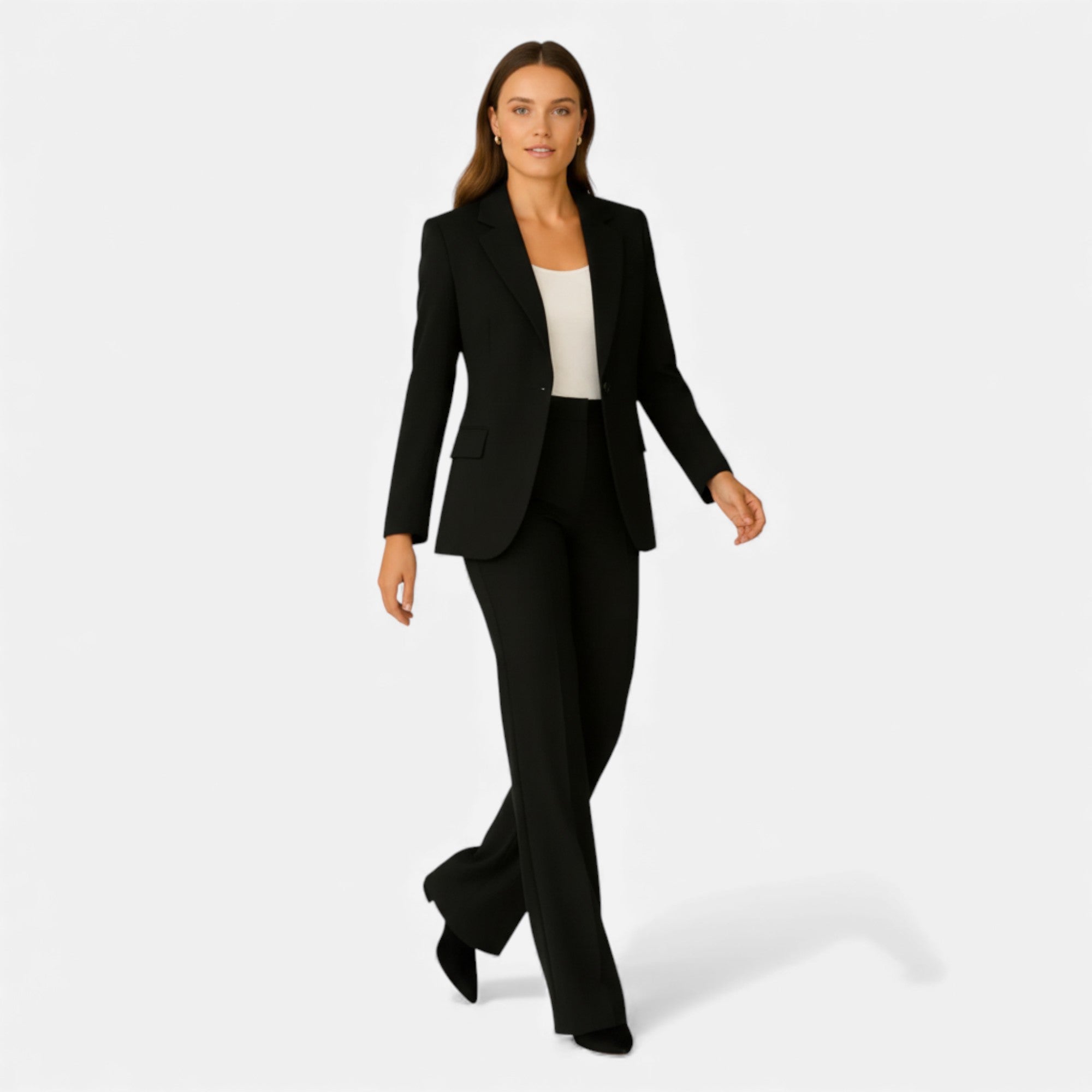 Fleur de Style | Ensemble blazer et pantalon Riviera pour femme