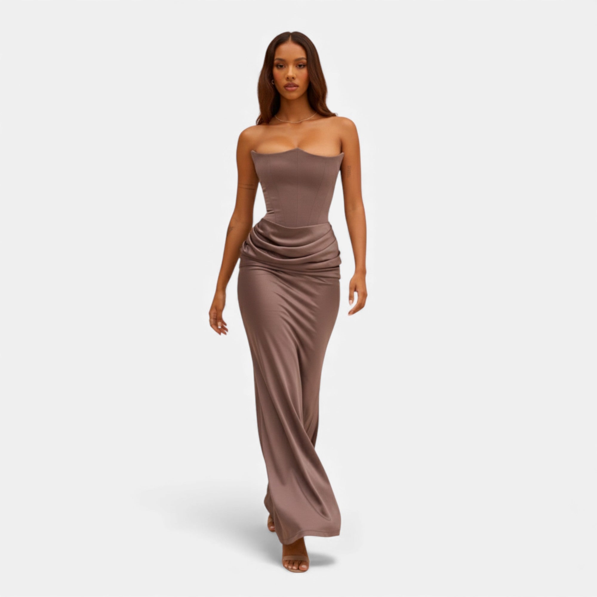 Fleur de Style | Robe midi corset pour femme – Style Héritage