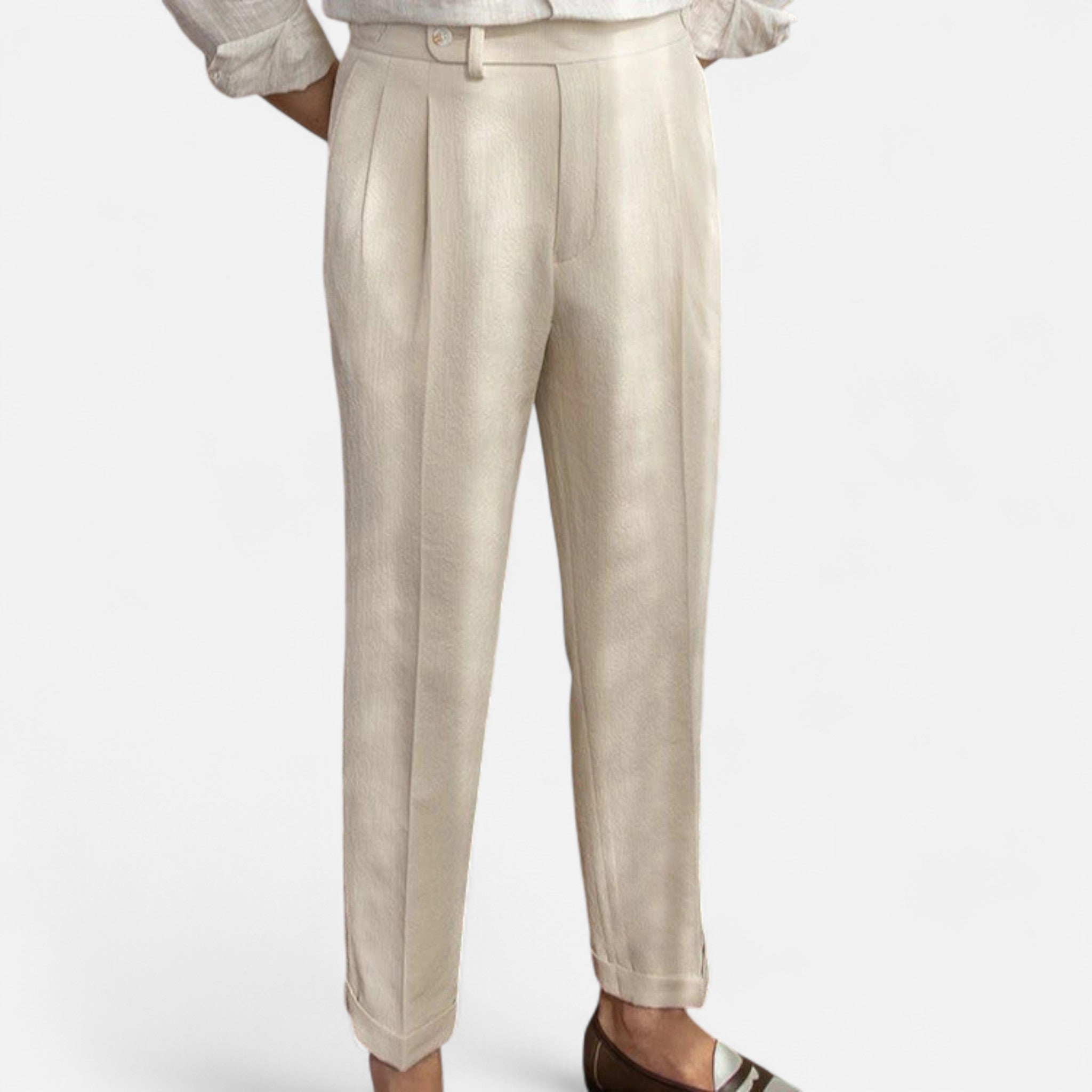 Fleur de Style | Pantalons pour Hommes à Taille Haute