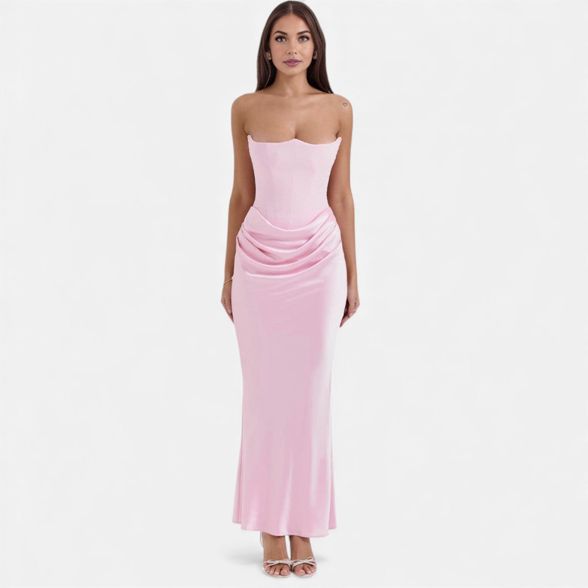 Fleur de Style | Robe midi corset pour femme – Style Héritage