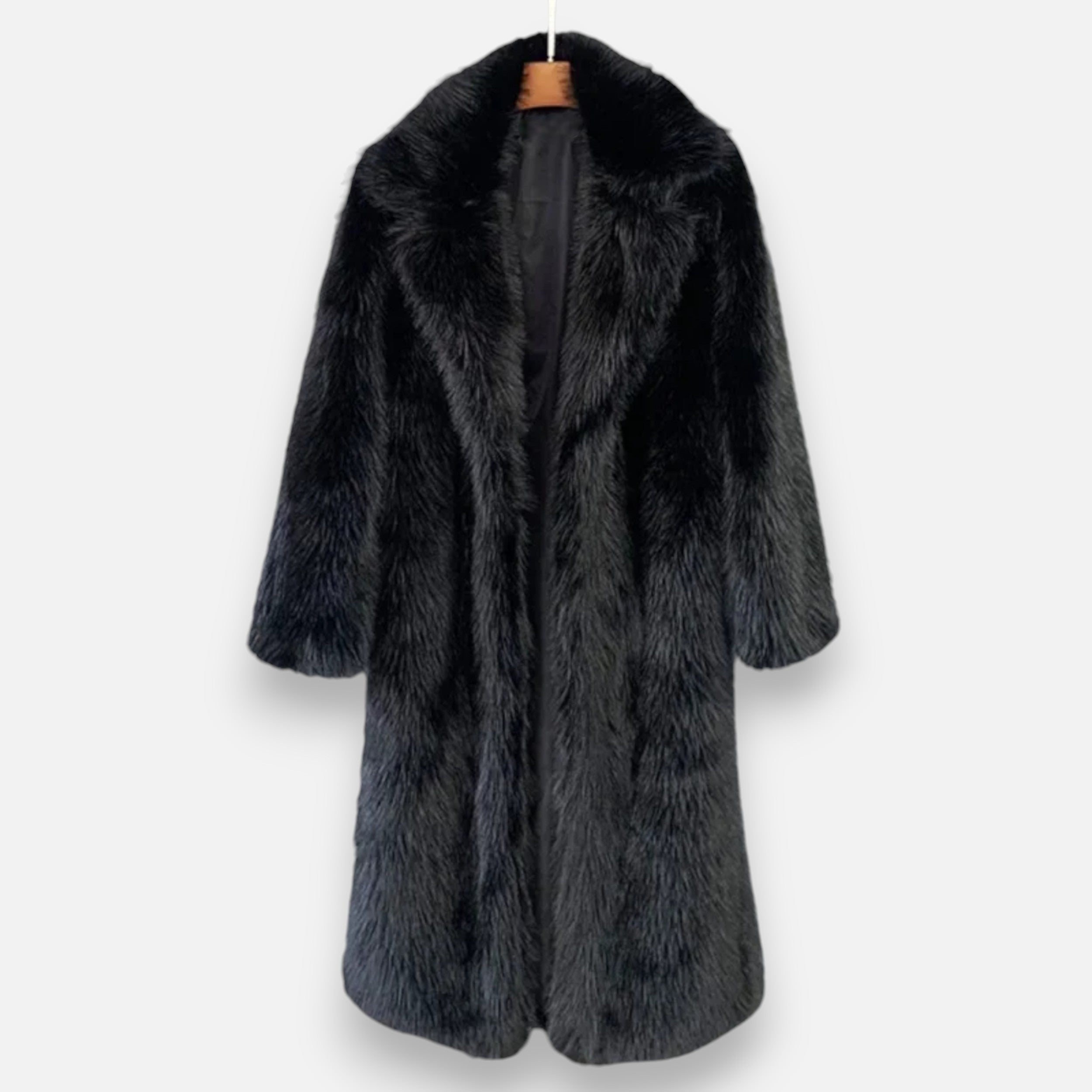 Fleur Destyle | Women’s Long Faux Fur Overcoat