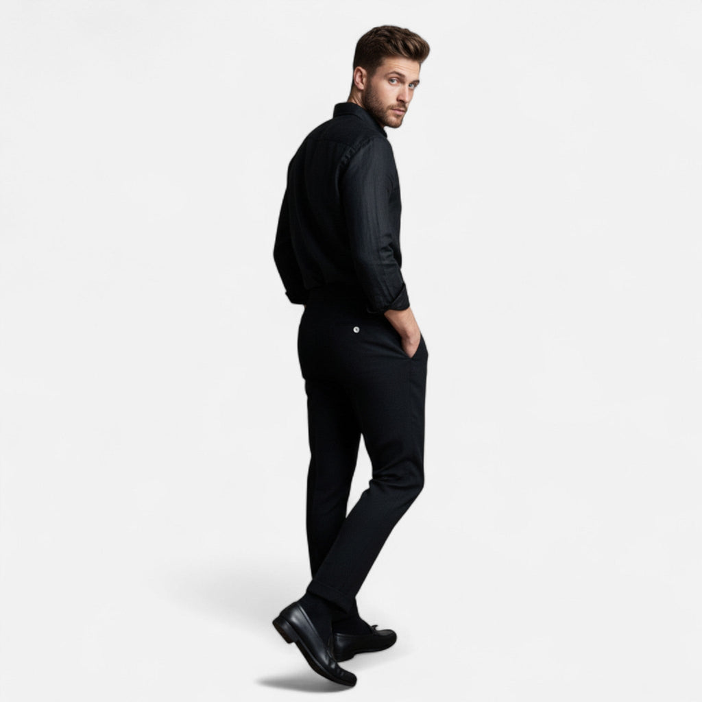 Fleur de Style | Pantalons pour Hommes à Taille Haute