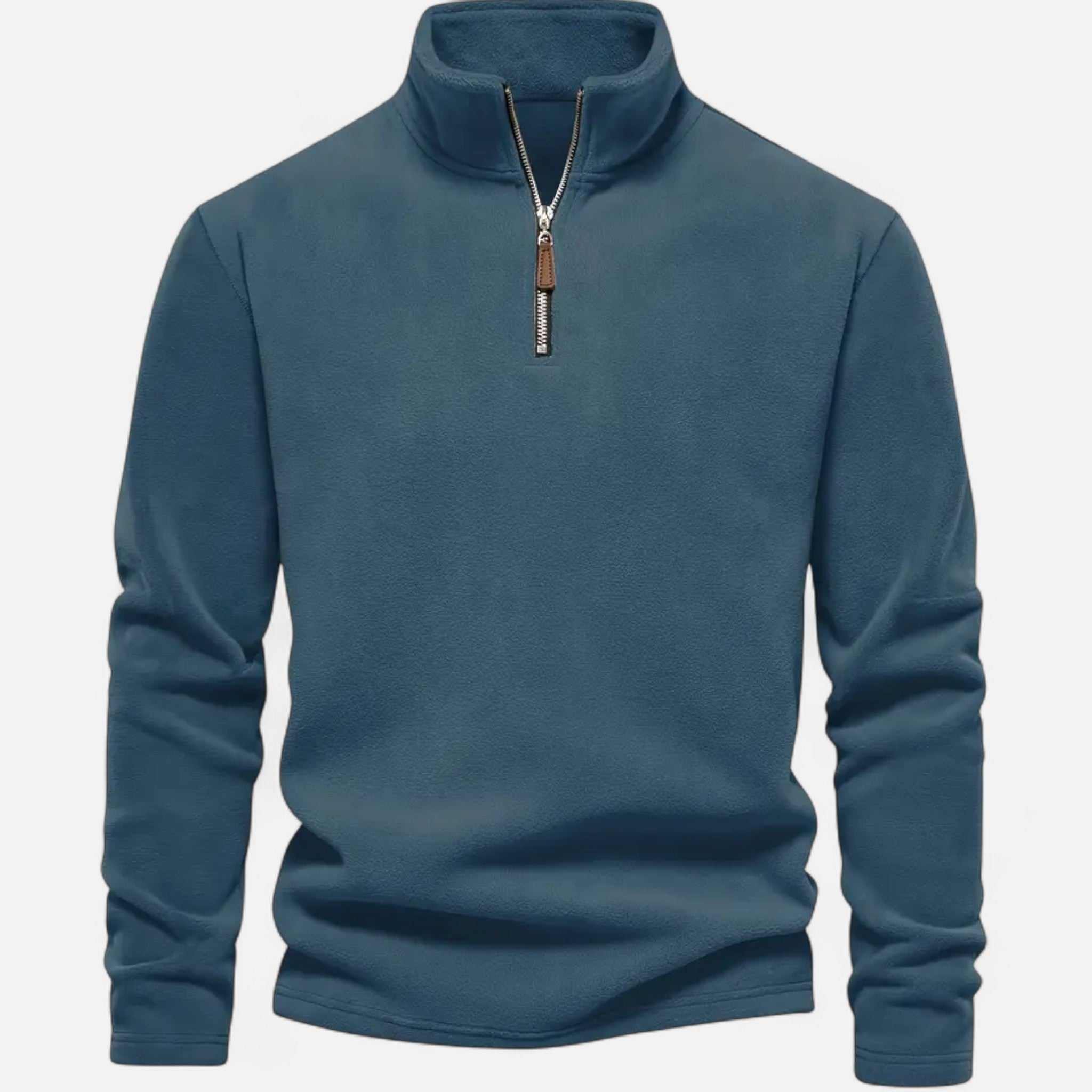 Fleur de Style | Pull-over à demi-zip pour hommes à manches longues