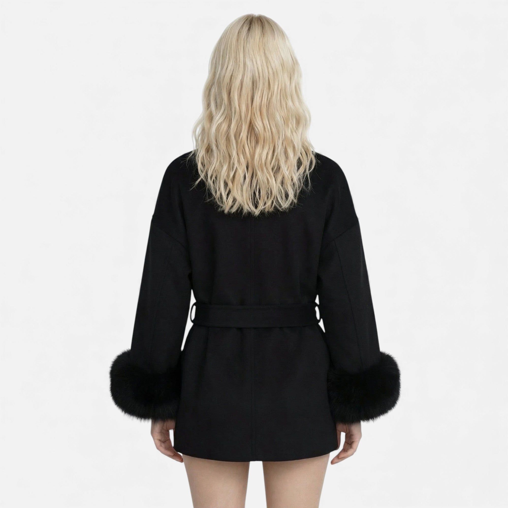 Fleur de Style | Manteau oversize en fausse fourrure pour femme Ruby Lily – Élégance Riviera