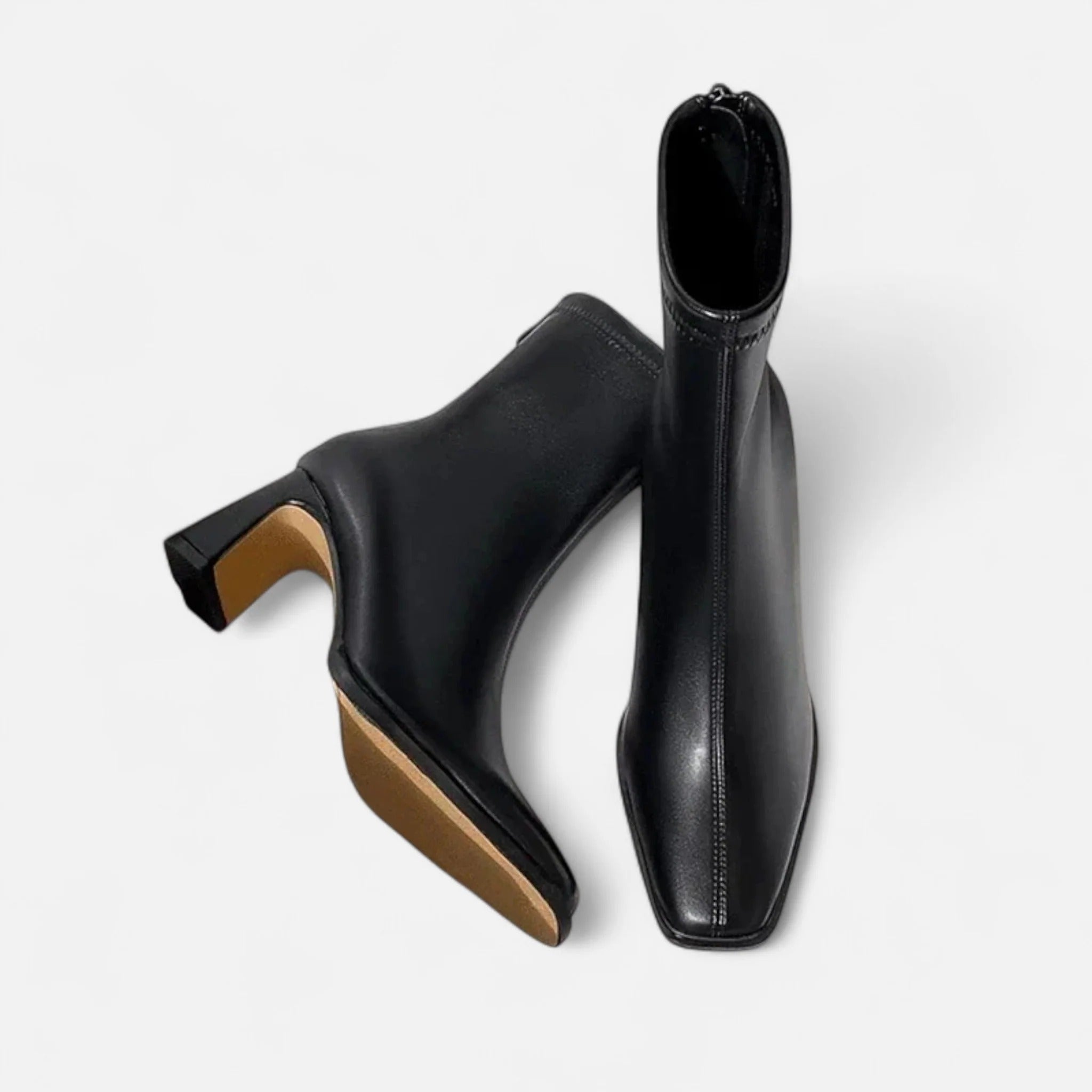 Fleur de Style | Bottes pour femme à talon carré avec maintien confortable à la cheville