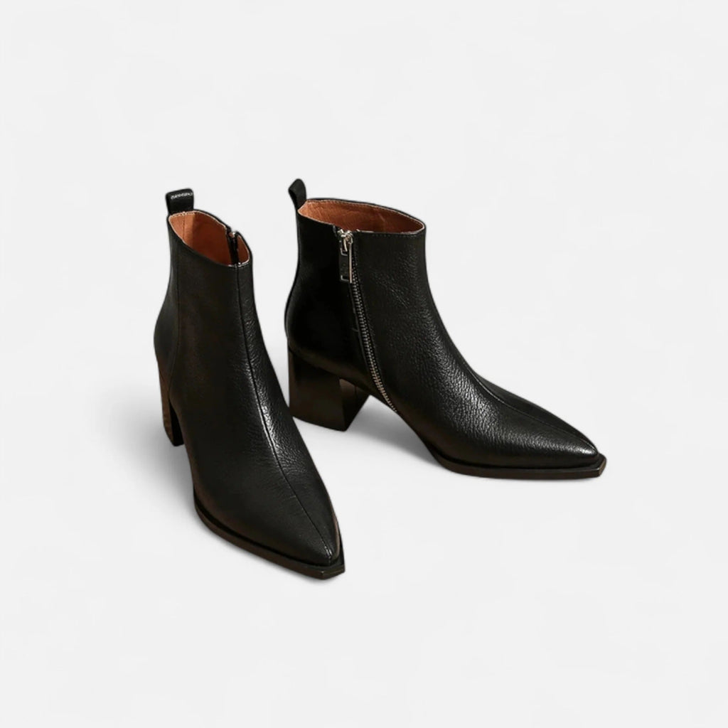 Fleur de Style | Bottes pour femme à talon carré avec maintien confortable à la cheville