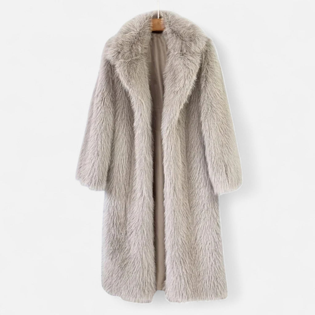 Fleur Destyle | Women’s Long Faux Fur Overcoat