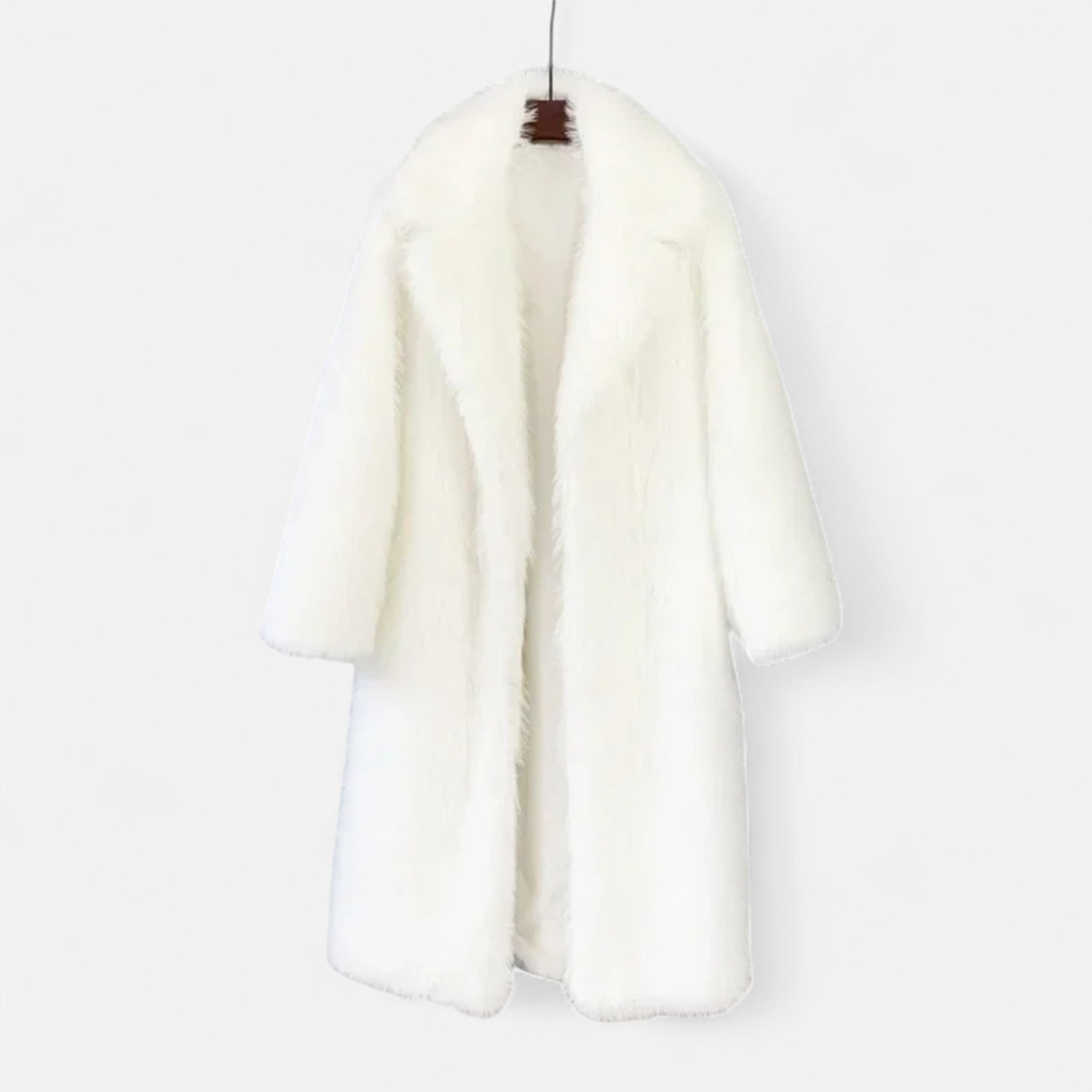Fleur Destyle | Women’s Long Faux Fur Overcoat